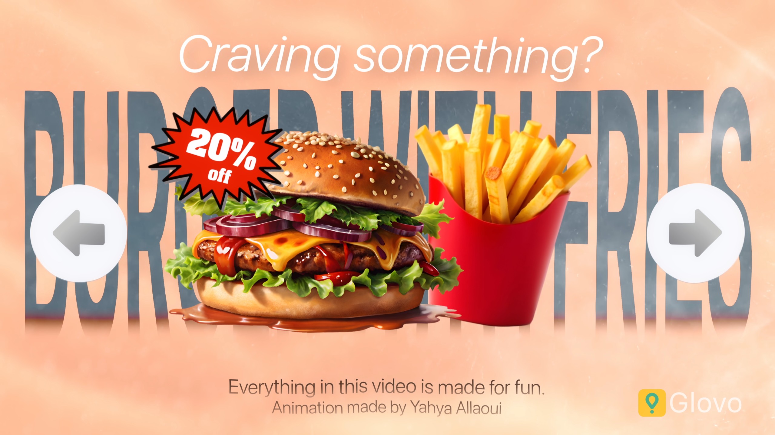 Glovo Motion Graphics